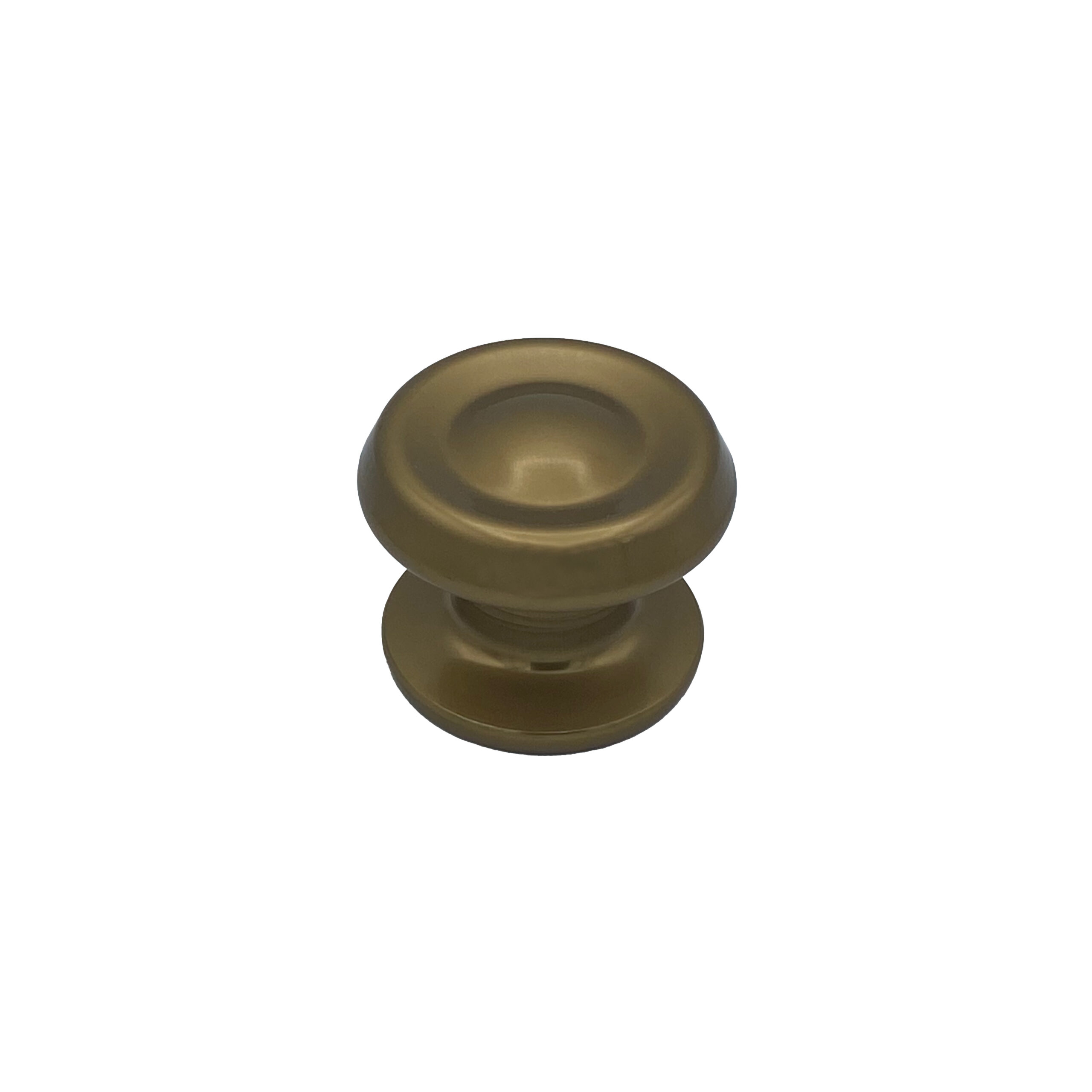 Bouton tirant de porte fixe Ø80 mm en aluminium Bronze poli - breveté - Orange / cuivré