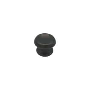 Bouton tirant de porte fixe Ø60 mm en aluminium  Marron foncé – breveté