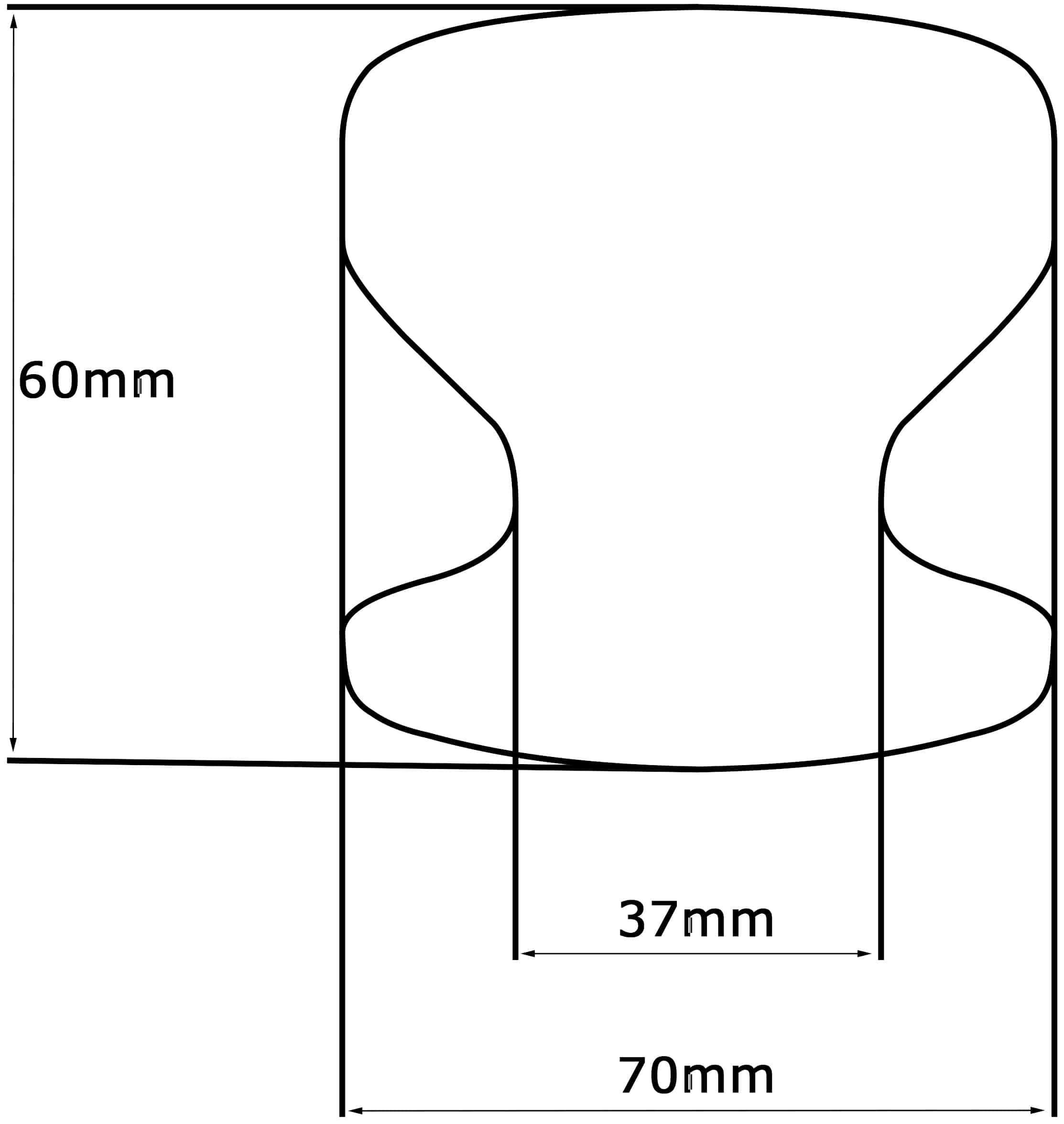 Bouton tirant de porte fixe Ø70 mm en aluminium Gris argent - breveté - lot de 6 Bouton - Gris / argent - immagine 5