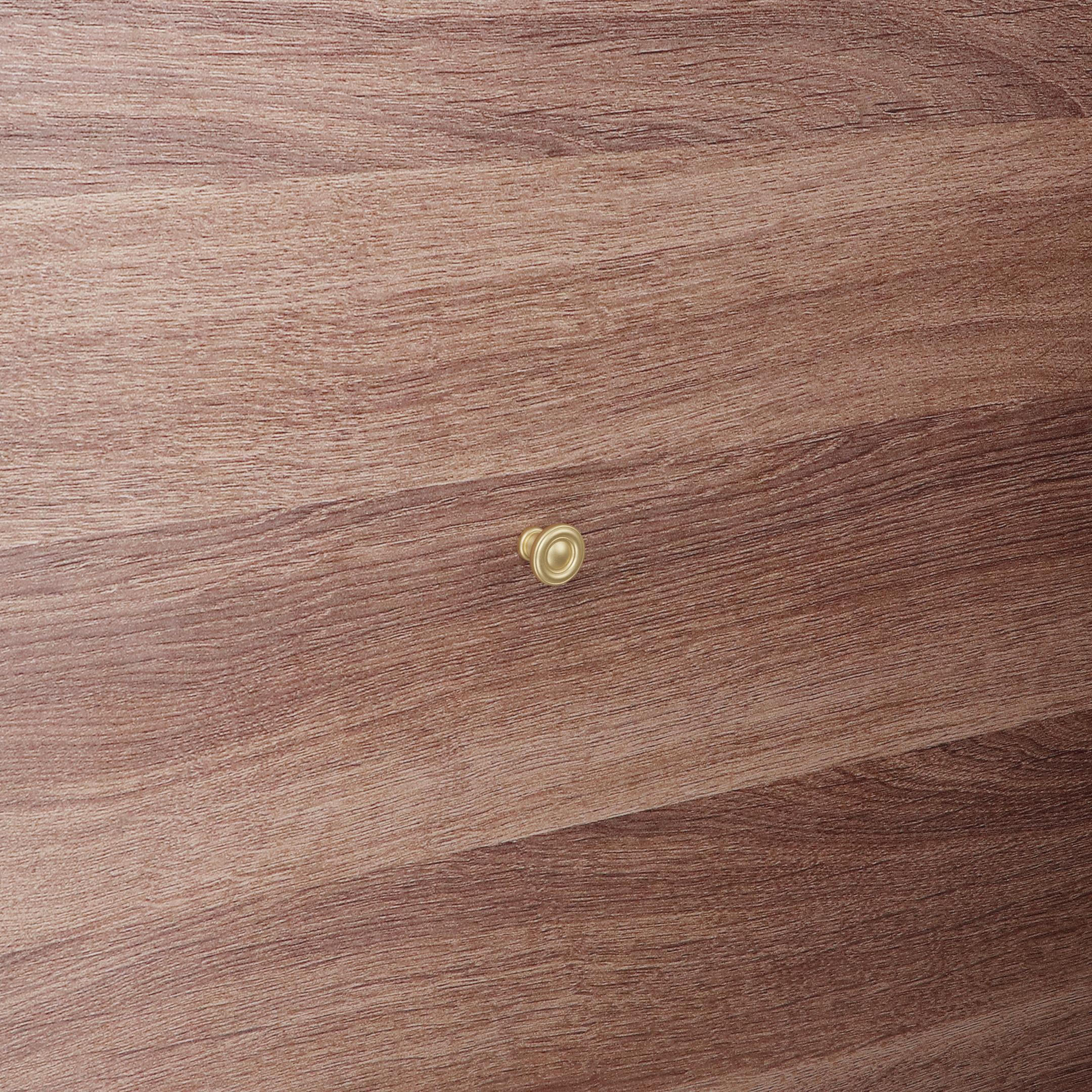 Bouton pour meuble en zamac Diamètre 25mm Fintion Galver - Jaune / doré, Zamak – Image 5