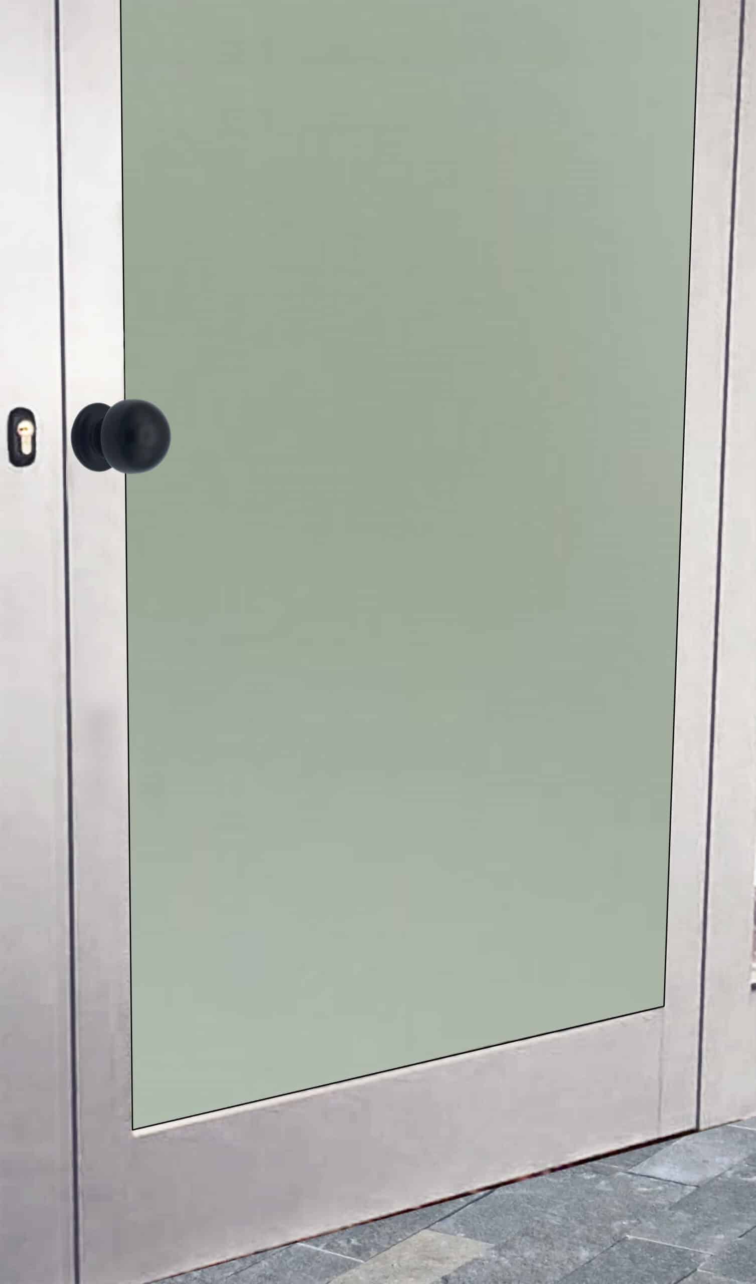 Bouton tirant de porte fixe Ø50 mm en aluminium Noir - breveté – Image 4