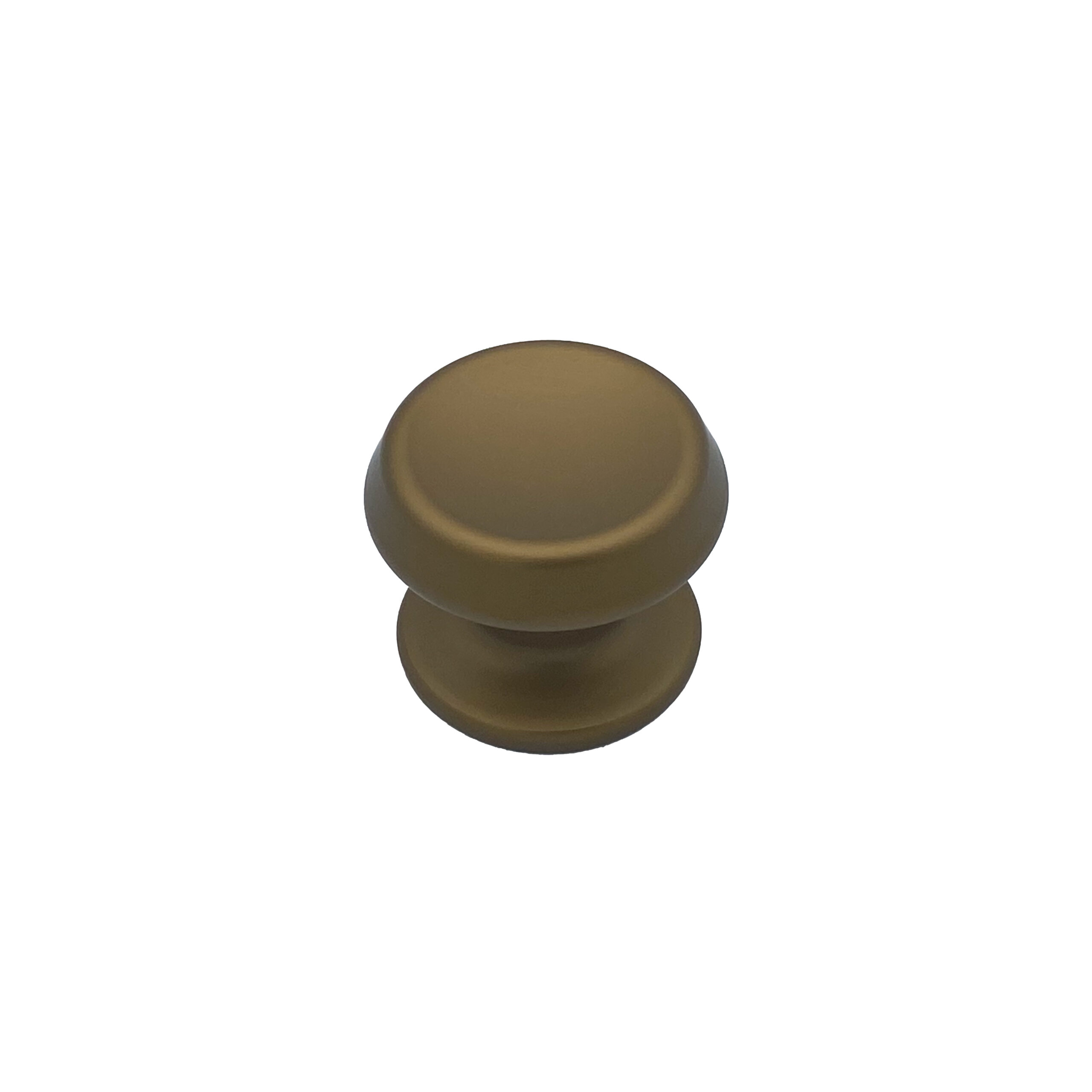 Bouton tirant de porte fixe Ø70 mm en aluminium Bronze satiné - breveté - Orange / cuivré