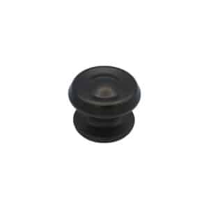 Bouton tirant de porte fixe Ø80 mm en aluminium  Marron foncé – breveté