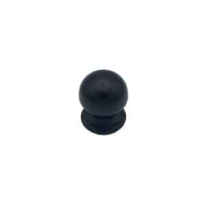 Bouton tirant de porte fixe Ø50 mm en aluminium Noir – breveté