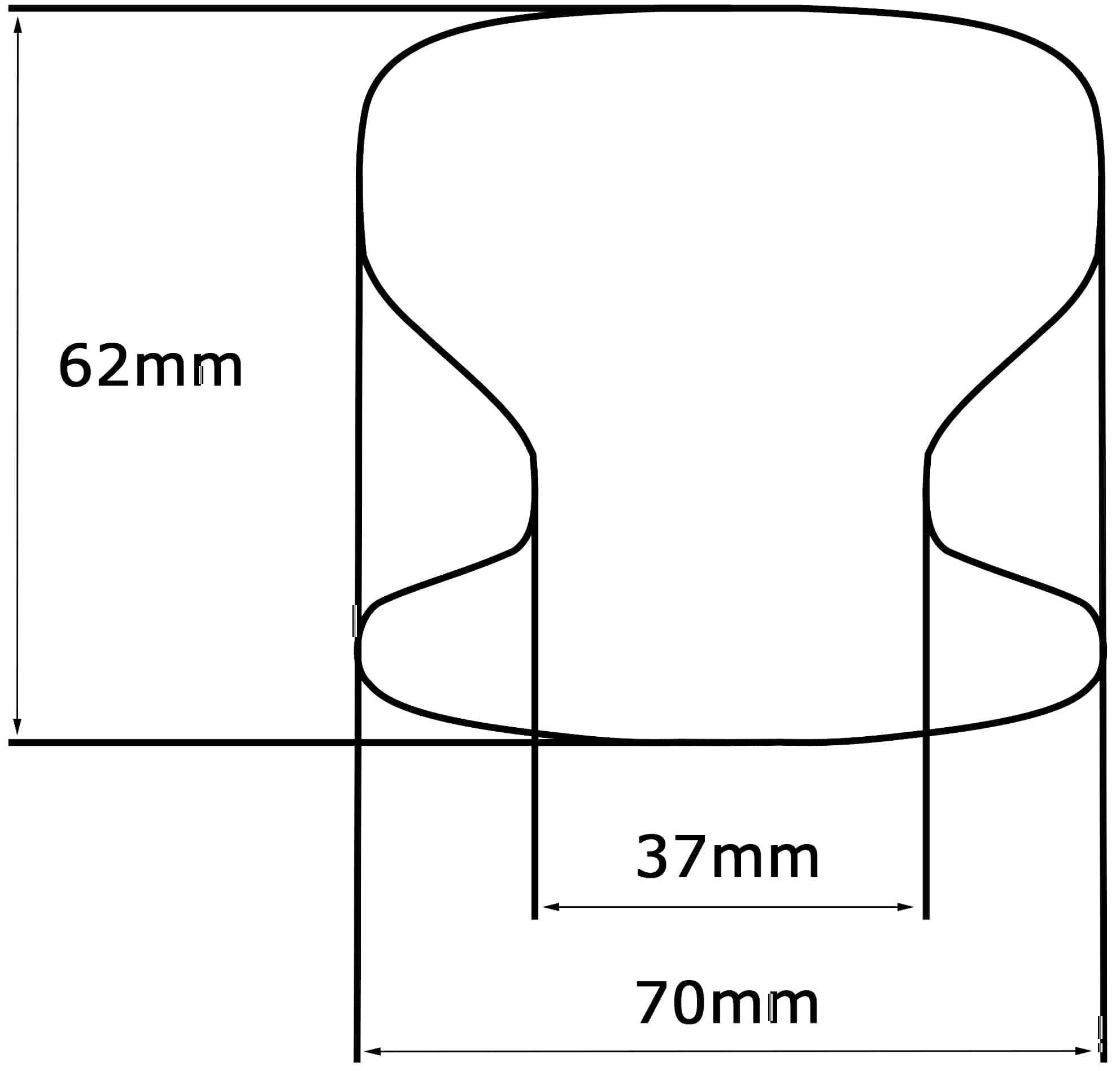 Bouton tirant de porte fixe Ø70 mm en aluminium Argent poli - breveté - lot de 6 Bouton - Gris / argent - immagine 5