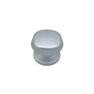 Bouton tirant de porte fixe Ø70 mm en aluminium Gris argent – breveté – lot de 6 Bouton – Gris / argent