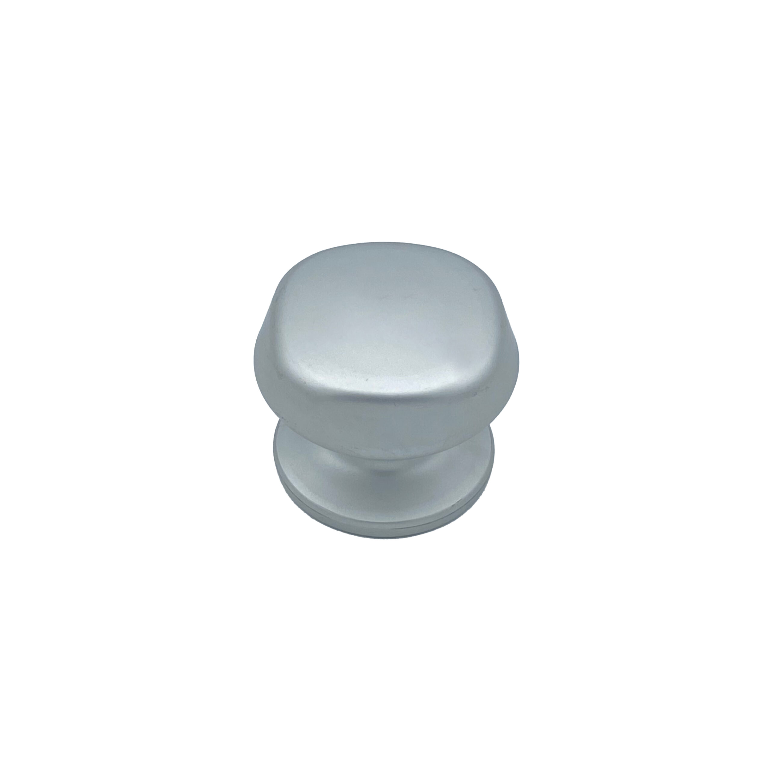 Bouton tirant de porte fixe Ø70 mm en aluminium Gris argent - breveté - lot de 6 Bouton - Gris / argent