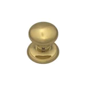 Bouton fixe  en Laiton de tirage de porte Ø70 mm Laiton poli- lot de 6 Bouton – Jaune / doré