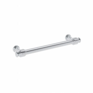 Poignée pour meubles en zamac Entraxe 128mm Polish chrome – Gris / argent, Zamak