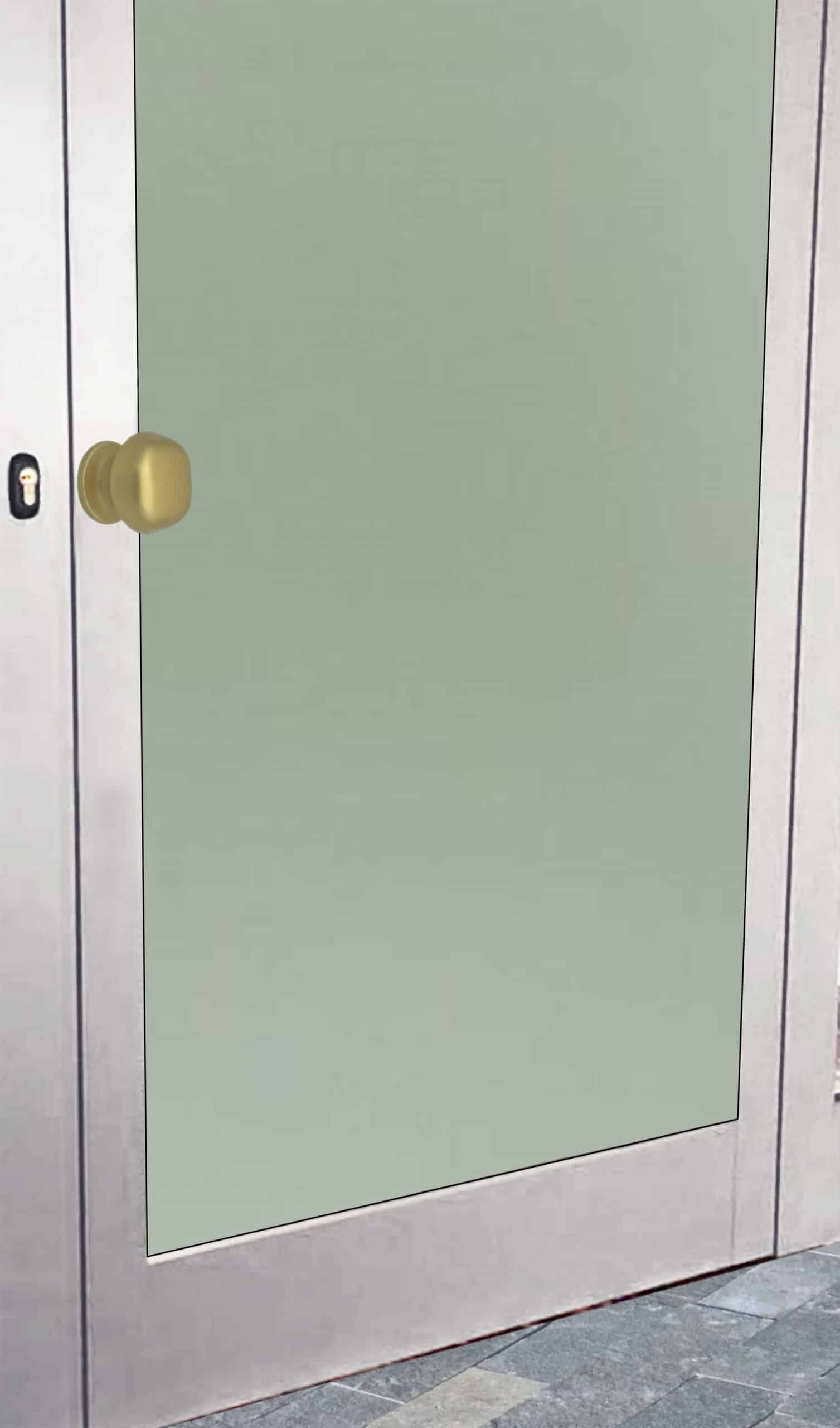 Bouton tirant de porte fixe Ø60 mm en aluminium Or satiné - breveté - lot de 6 Bouton - Jaune / doré - immagine 4