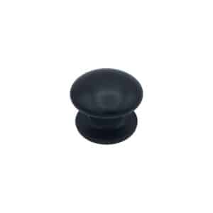 Bouton tirant de porte fixe Ø80 mm en aluminium Noir – breveté – lot de 6 Bouton