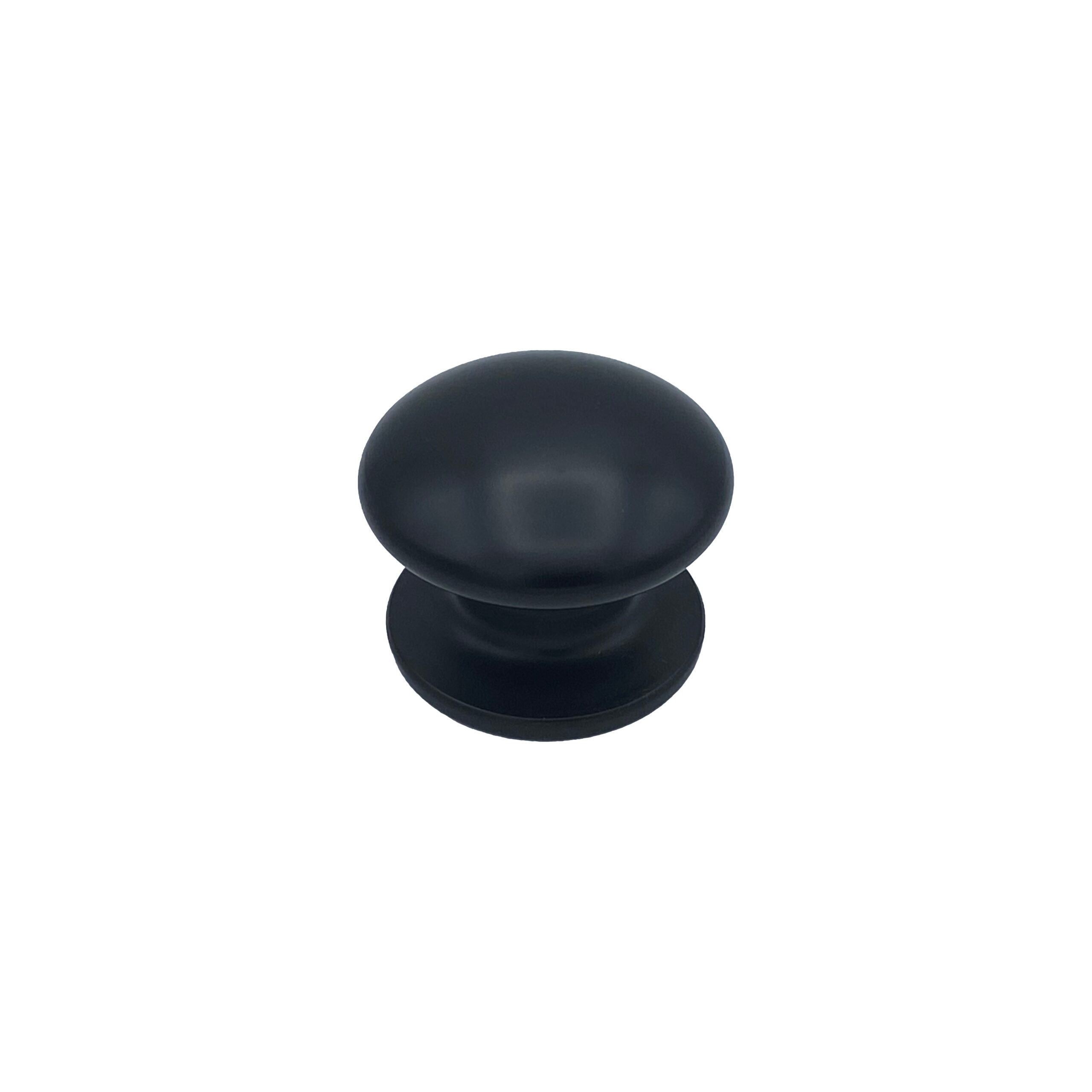 Bouton tirant de porte fixe Ø80 mm en aluminium Noir - breveté