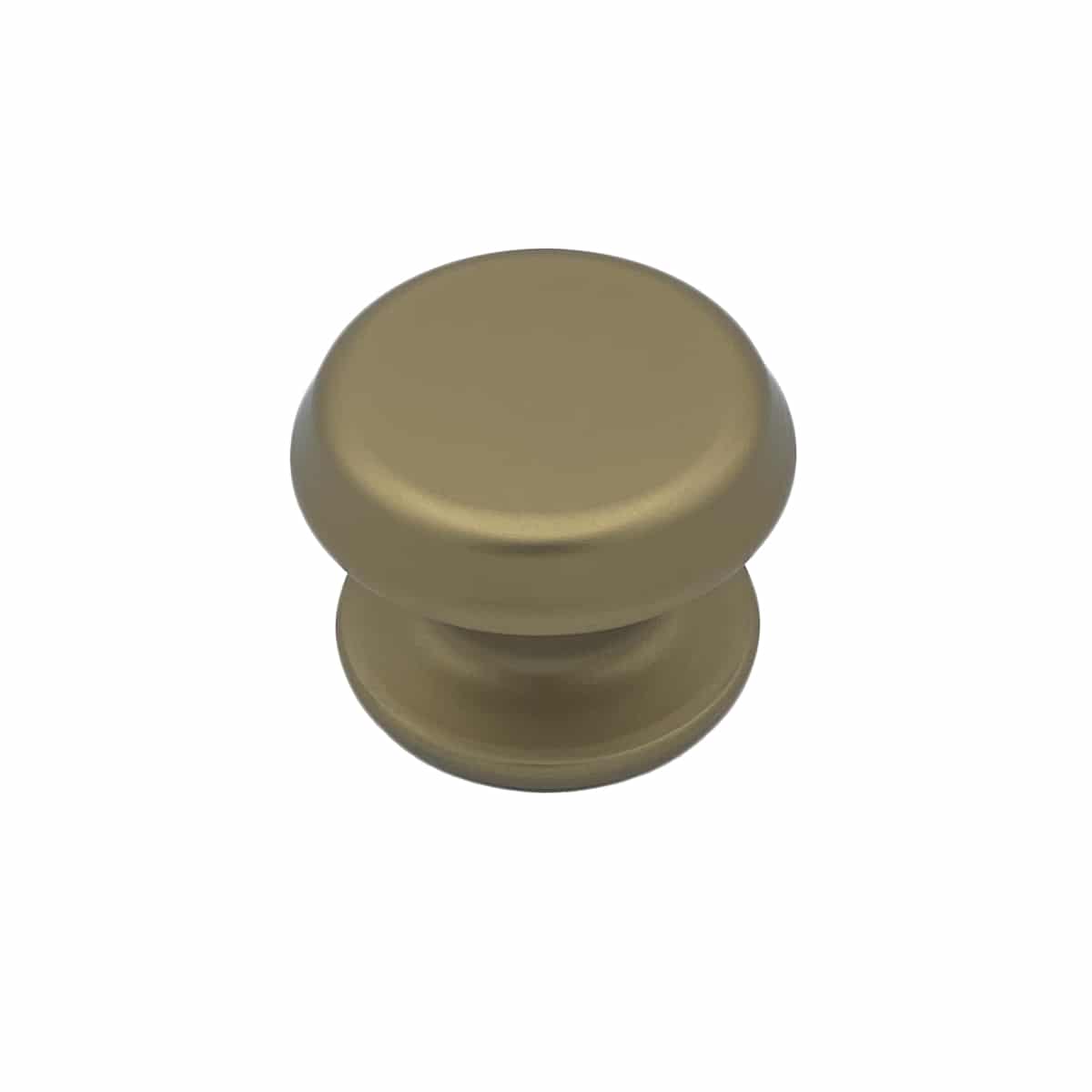 Bouton tirant de porte fixe Ø80 mm en aluminium Bronze satiné - breveté - Orange / cuivré