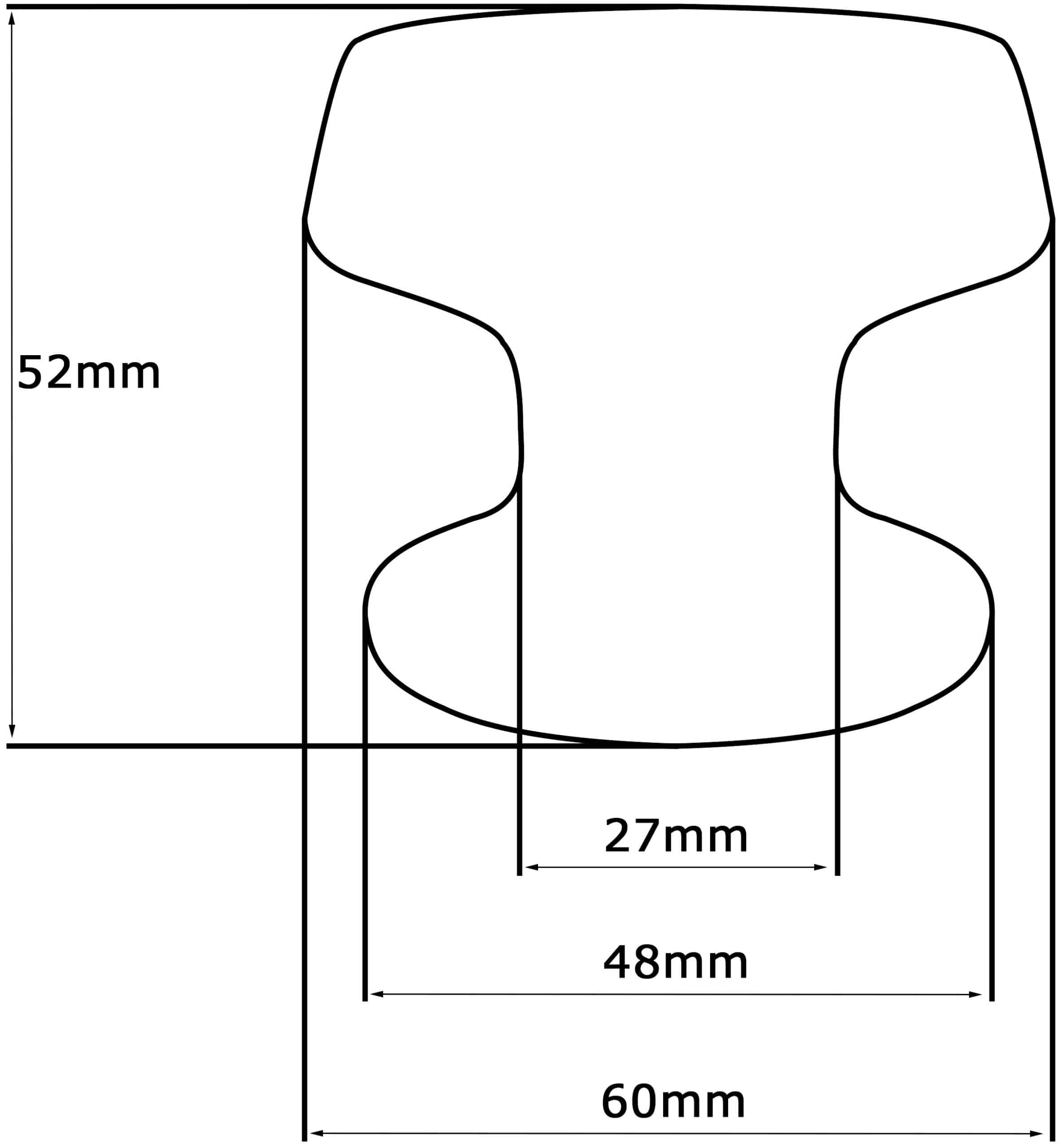 Bouton tirant de porte fixe Ø60 mm en aluminium Or satiné - breveté - lot de 6 Bouton - Jaune / doré - immagine 5