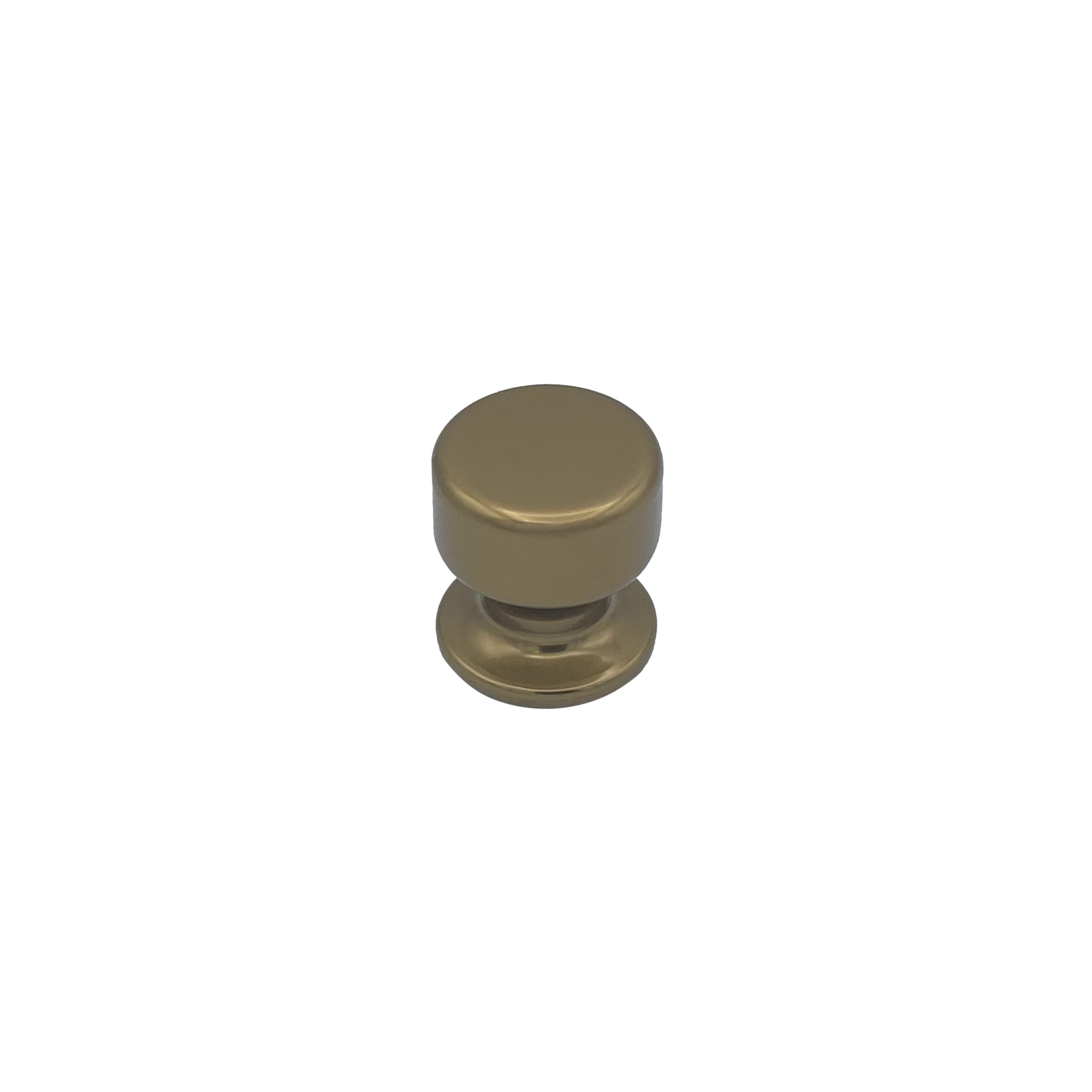 Bouton tirant de porte fixe Ø50 mm en aluminium Bronze poli - breveté - Orange / cuivré