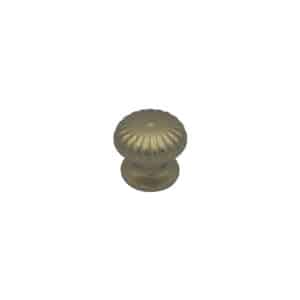 Bouton tirant de porte fixe Ø60 mm en aluminium Bronze poli – breveté . – Orange / cuivré