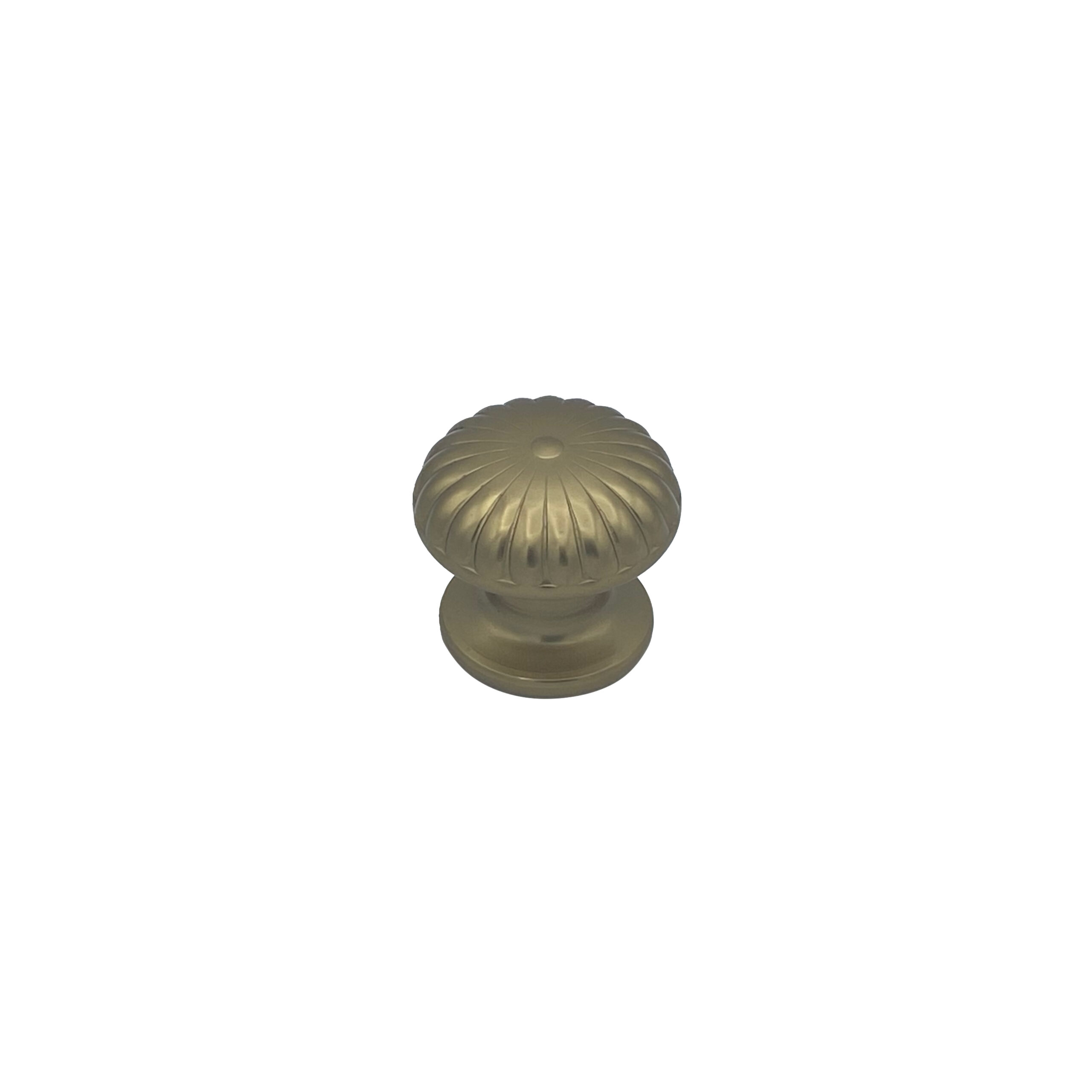 Bouton tirant de porte fixe Ø60 mm en aluminium Bronze poli - breveté . - Orange / cuivré