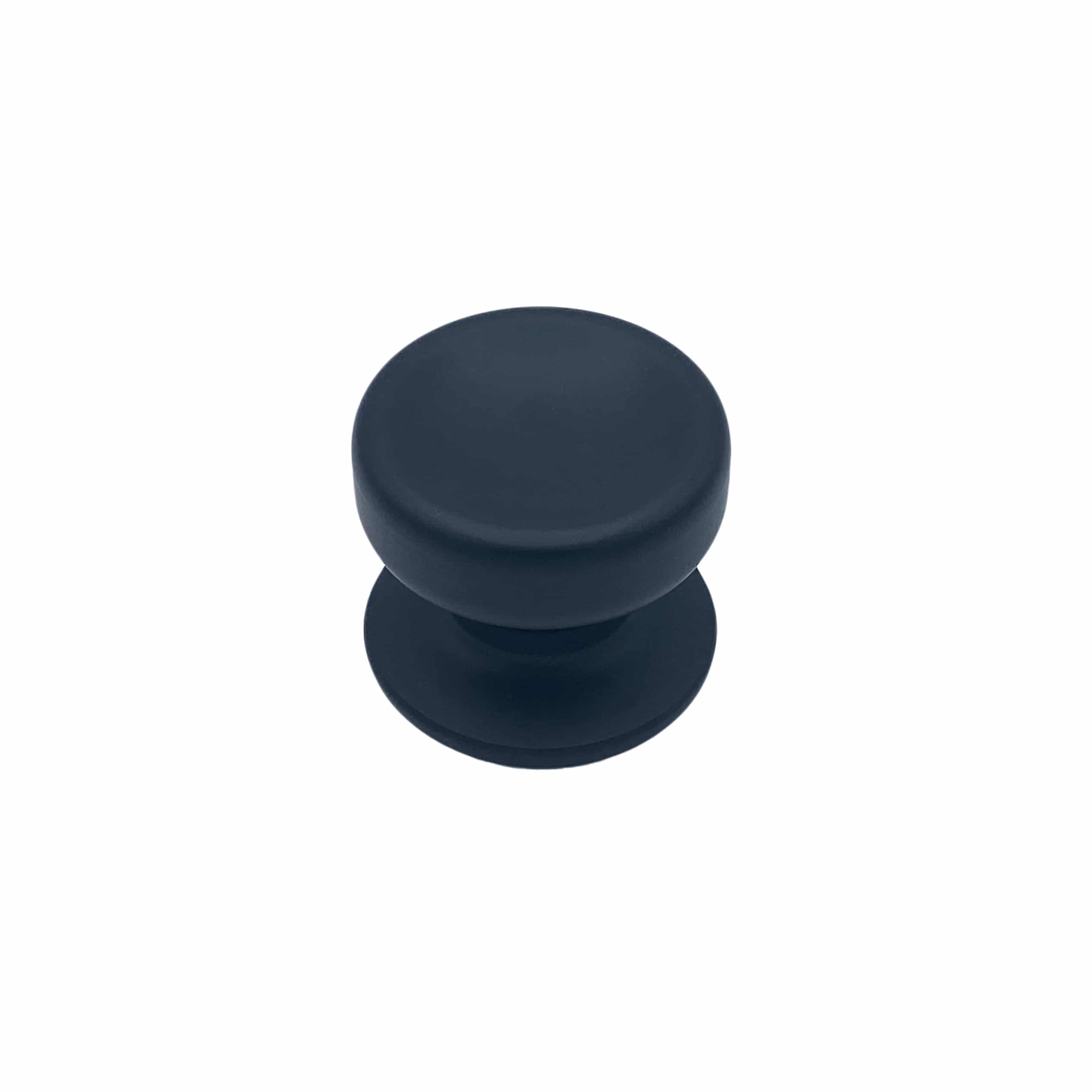 Bouton tirant de porte fixe Ø70 mm en aluminium Noir - breveté