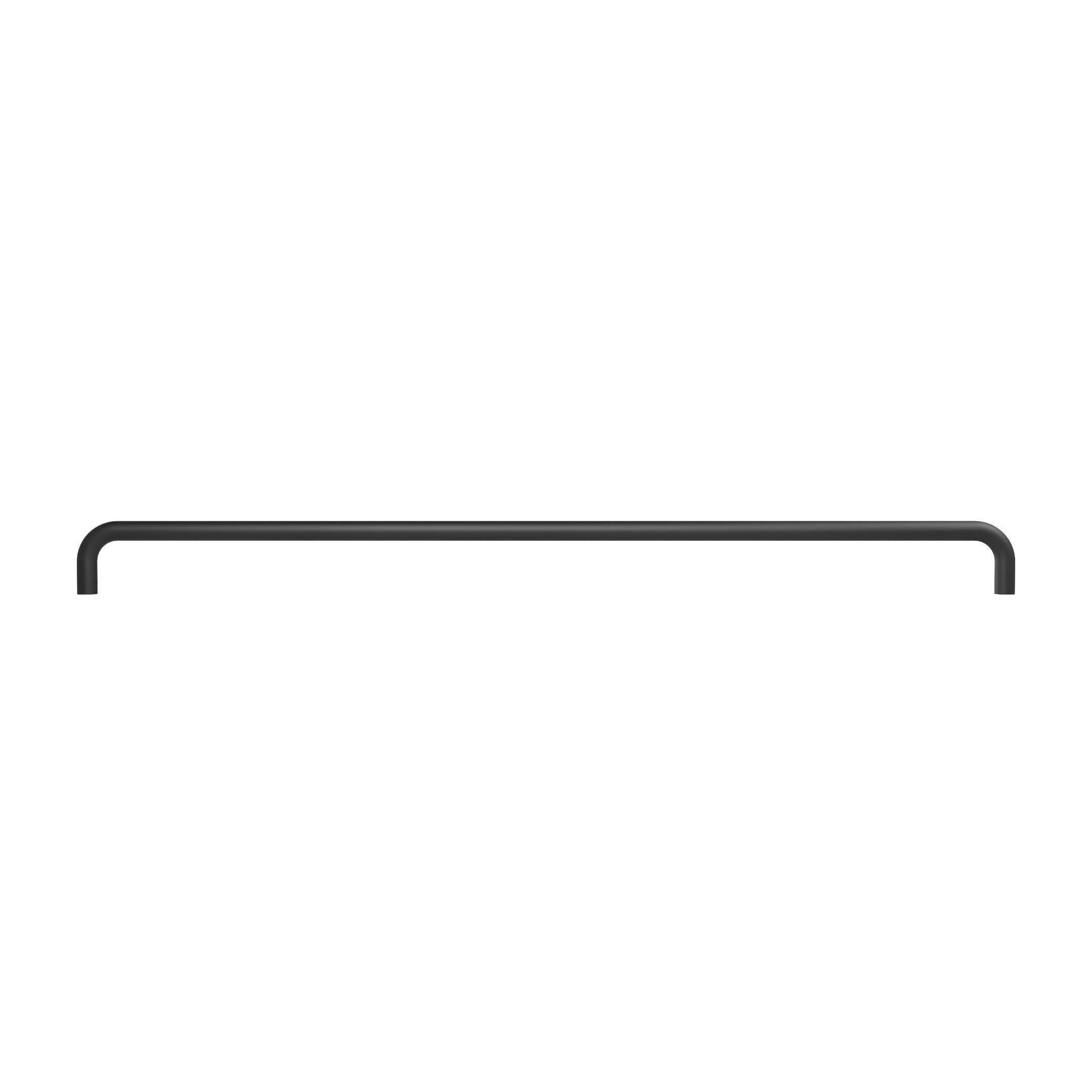 Poignée pour meubles en Acier inox Entraxe 448mm Vernis noir mat - Acier inoxydable - Image 3