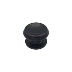 Bouton tirant de porte fixe Ø80 mm en aluminium  Marron foncé – breveté