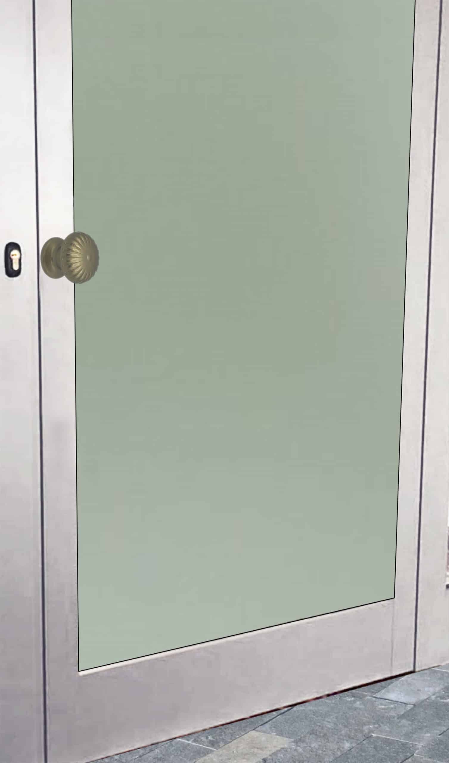 Bouton tirant de porte fixe Ø60 mm en aluminium Bronze poli - breveté . - Orange / cuivré – Image 4