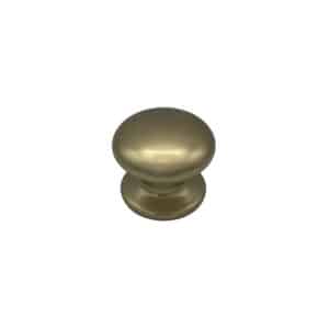 Bouton tirant de porte fixe Ø70 mm en aluminium Bronze poli – breveté – Orange / cuivré