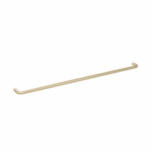 Poignée pour meubles en Acier inox Entraxe 448mm finition laiton galver – Jaune / doré, Acier inoxydable