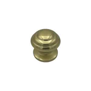 Bouton tirant de porte fixe Ø70 mm en aluminium Or poli – breveté – lot de 6 Bouton – Jaune / doré