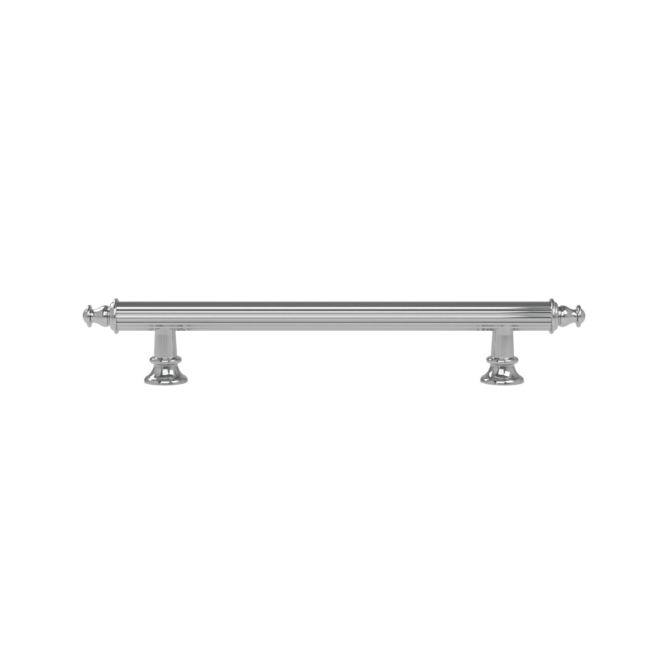 Poignée pour meubles en zamac Entraxe 160mm Polish chrome - Gris / argent, Zamak – Image 3