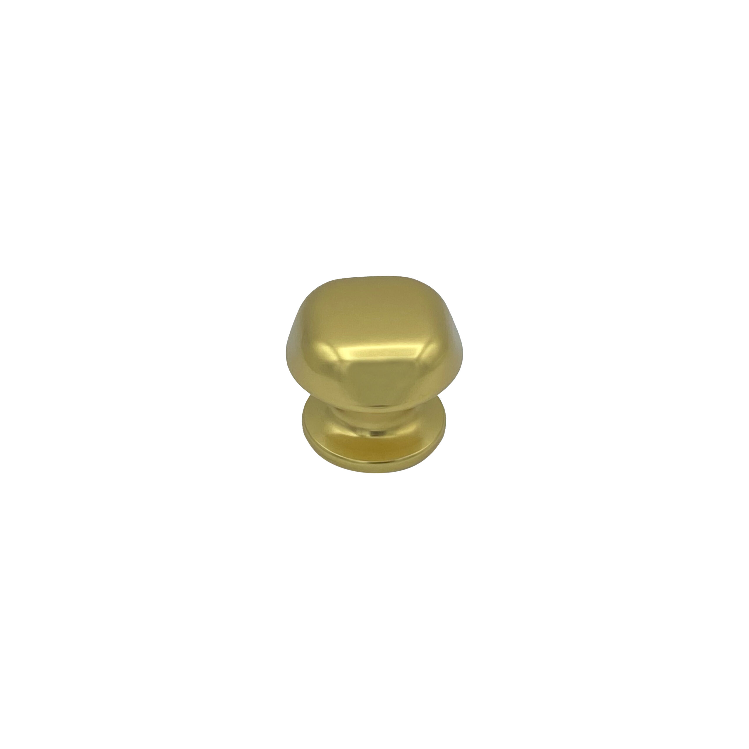 Bouton tirant de porte fixe Ø60 mm en aluminium Or poli - breveté - Jaune / doré