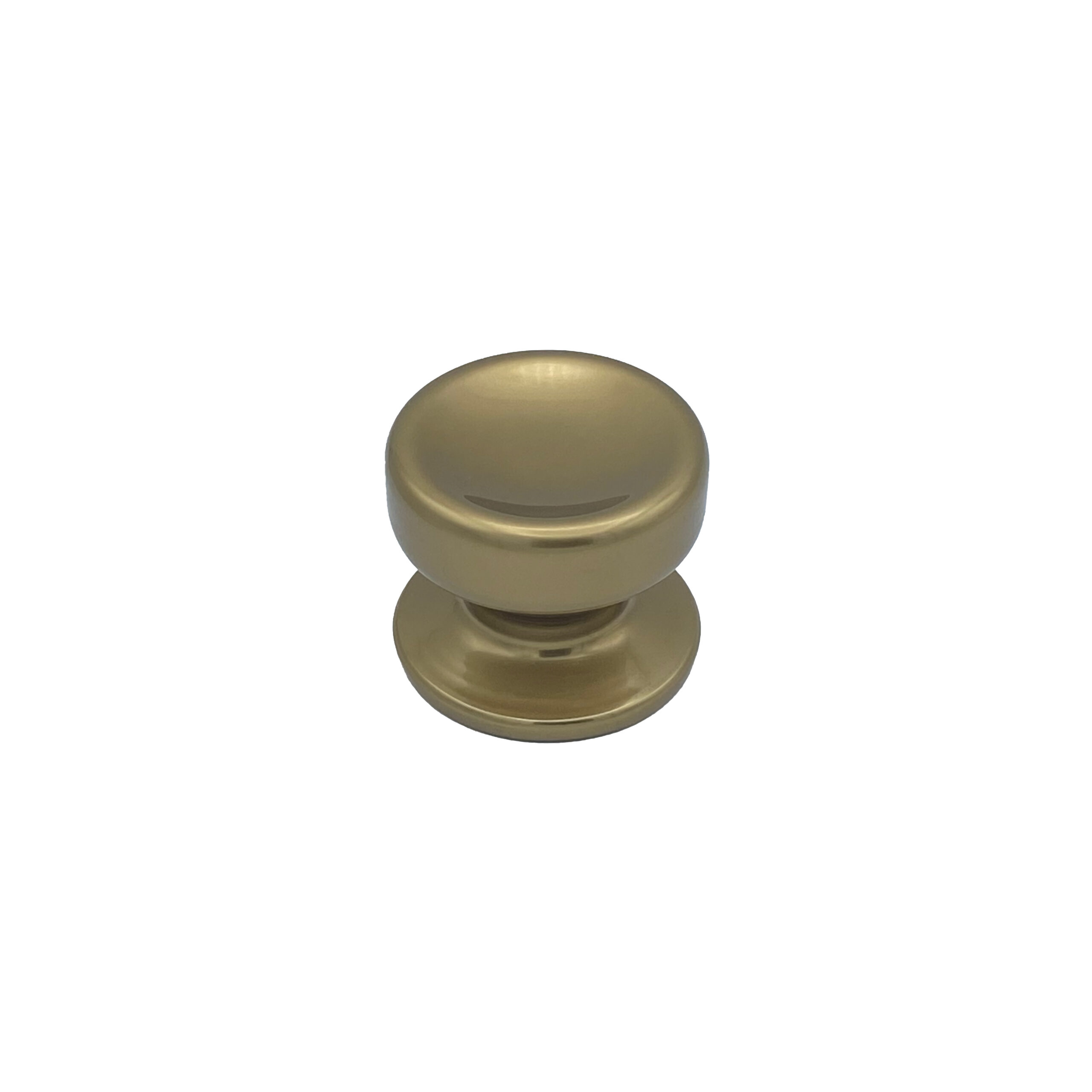 Bouton tirant de porte fixe Ø70 mm en aluminium Bronze poli - breveté - Orange / cuivré