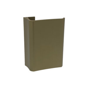 Poignée de tirage en aluminium pour portes H 150mm anodisé Bronze satiné- lot de 6 Bouton – Orange / cuivré