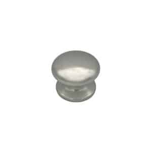 Bouton tirant de porte fixe Ø70 mm en aluminium Argent poli – breveté – lot de 6 Bouton – Gris / argent