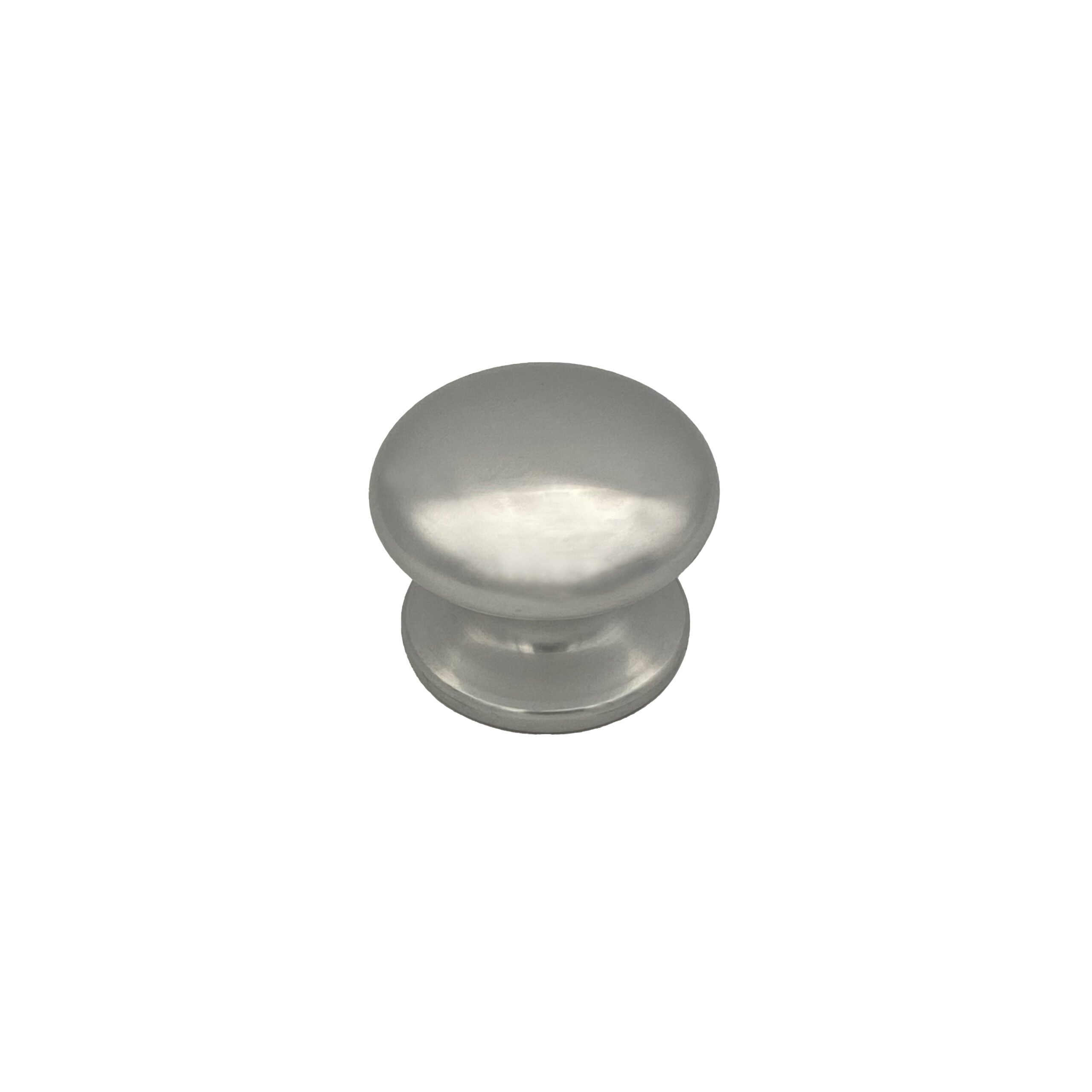 Bouton tirant de porte fixe Ø70 mm en aluminium Argent poli - breveté - lot de 6 Bouton - Gris / argent