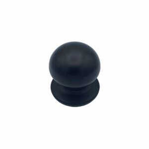 Bouton tirant de porte fixe Ø70 mm en aluminium Noir – breveté – lot de 6 Bouton