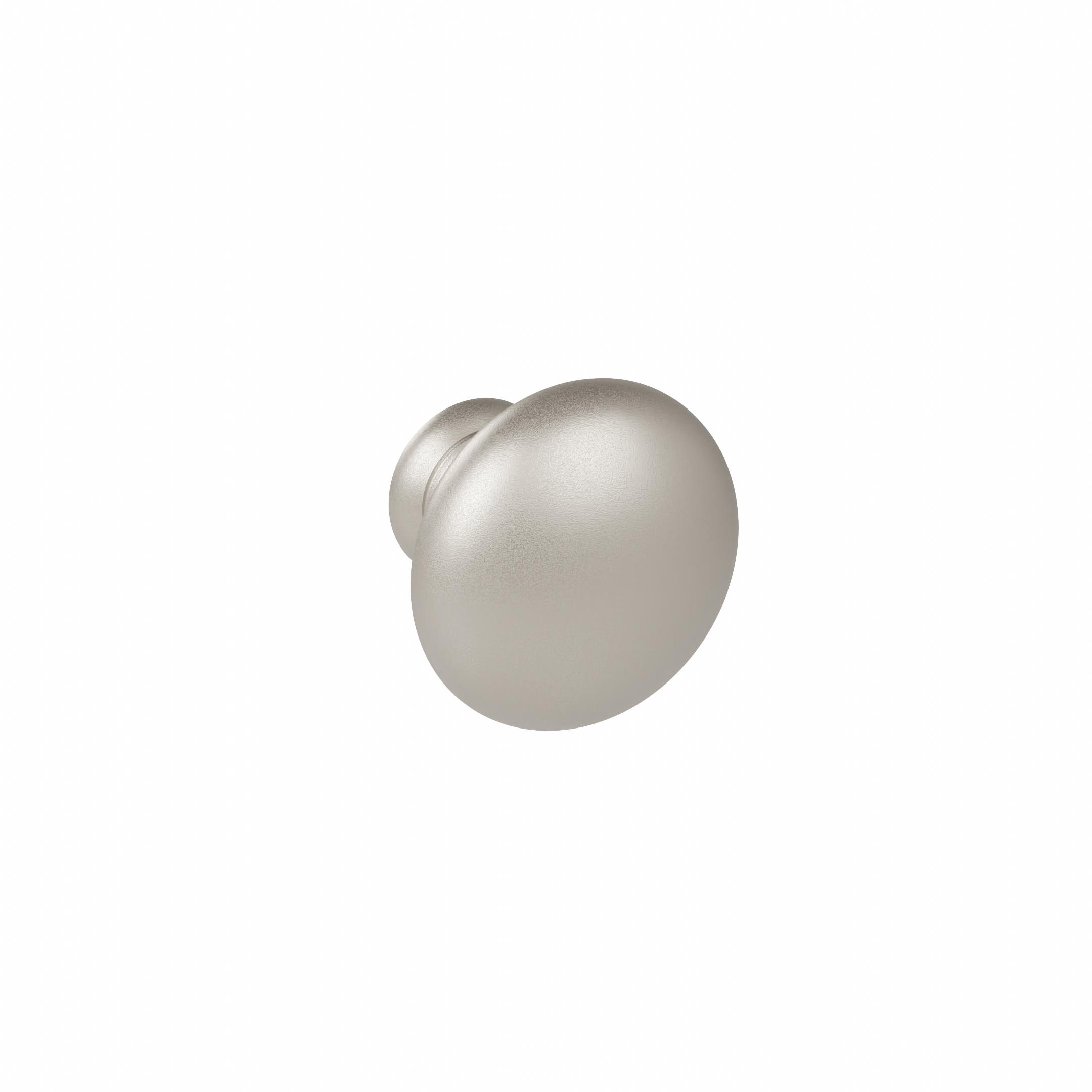 Bouton pour meuble Diamètre 30mm en zamac nickel galvanisé Lot de 25 - Gris / argent, Zamak