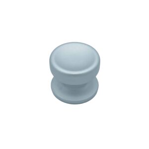 Bouton tirant de porte fixe Ø70 mm en aluminium Gris argent – breveté – lot de 6 Bouton – Gris / argent