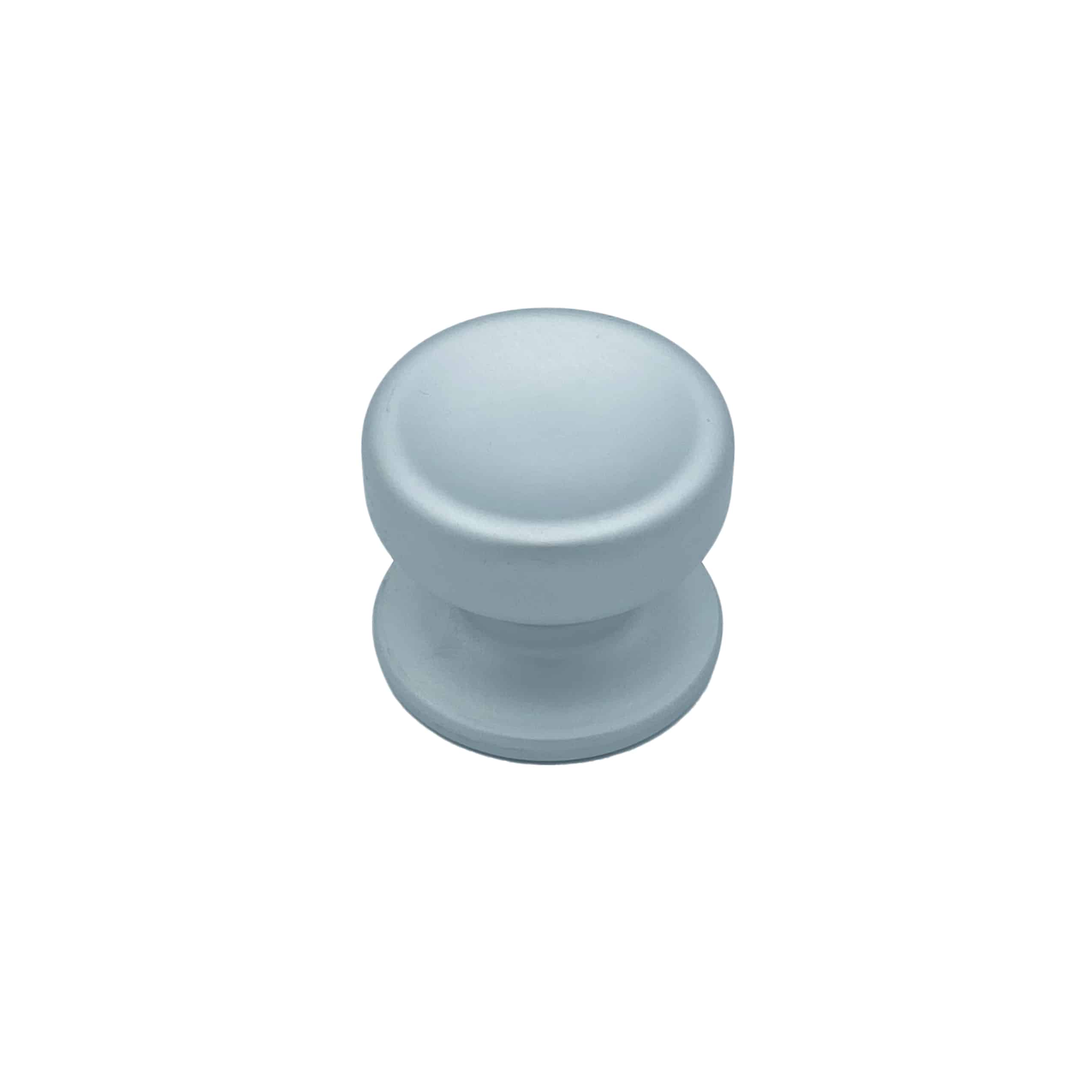 Bouton tirant de porte fixe Ø70 mm en aluminium Gris argent - breveté - lot de 6 Bouton - Gris / argent