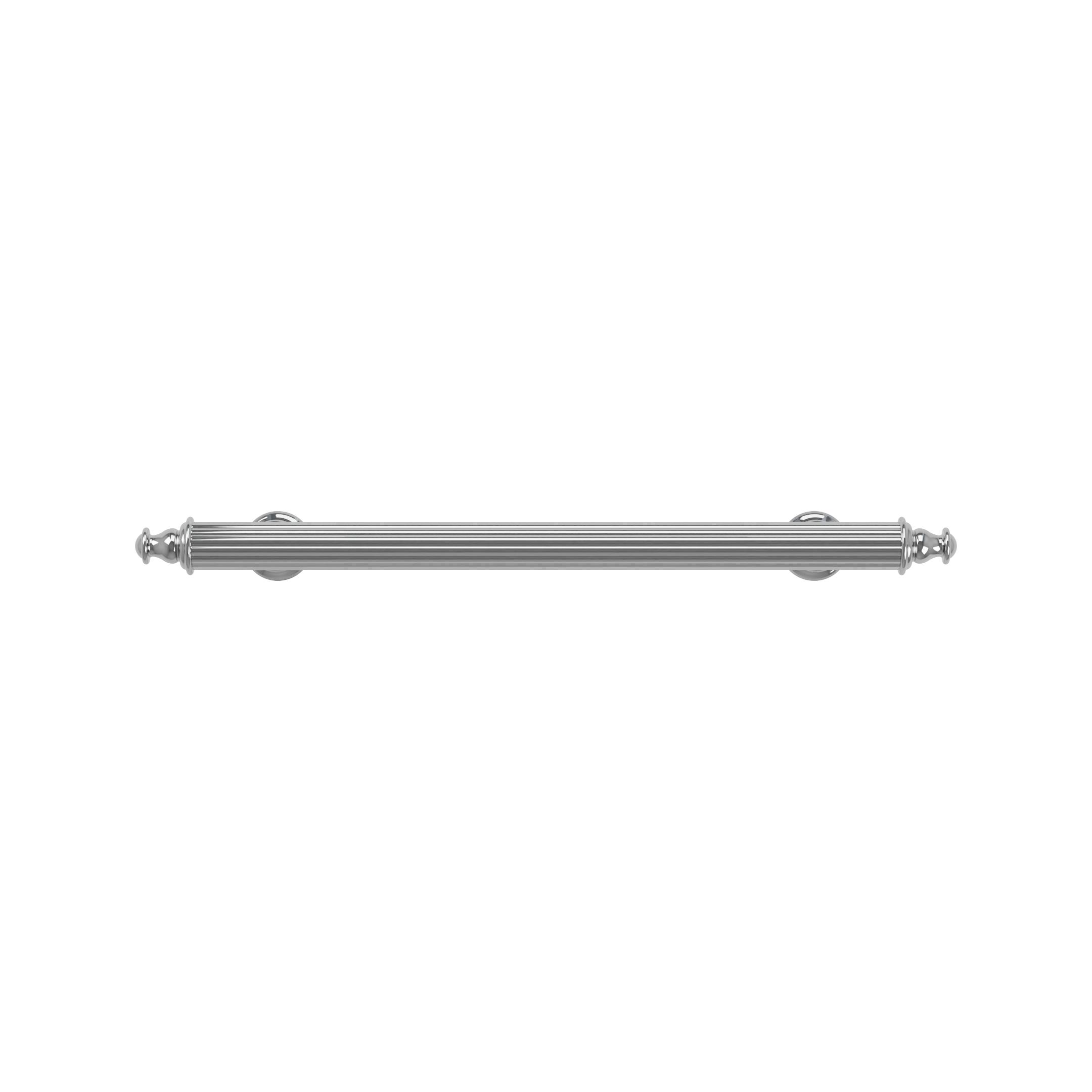 Poignée pour meubles en zamac Entraxe 160mm Polish chrome - Gris / argent, Zamak – Image 2