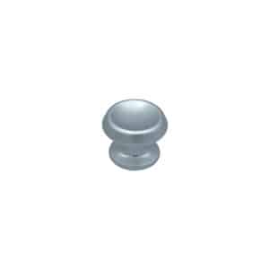 Bouton tirant de porte fixe Ø60 mm en aluminium Argent poli – breveté – Gris / argent