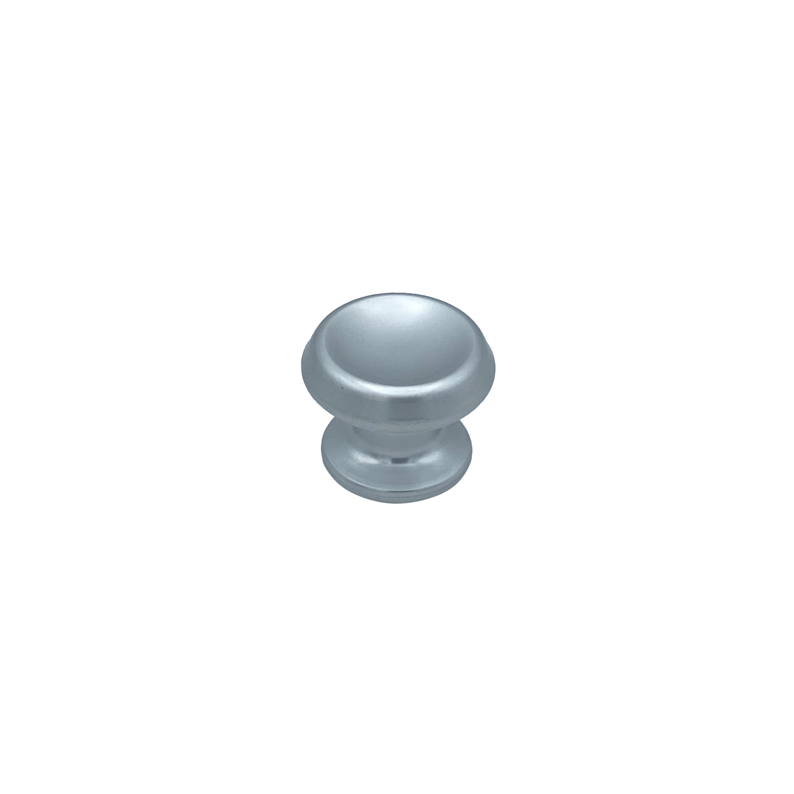 Bouton tirant de porte fixe Ø60 mm en aluminium Argent poli - breveté - Gris / argent