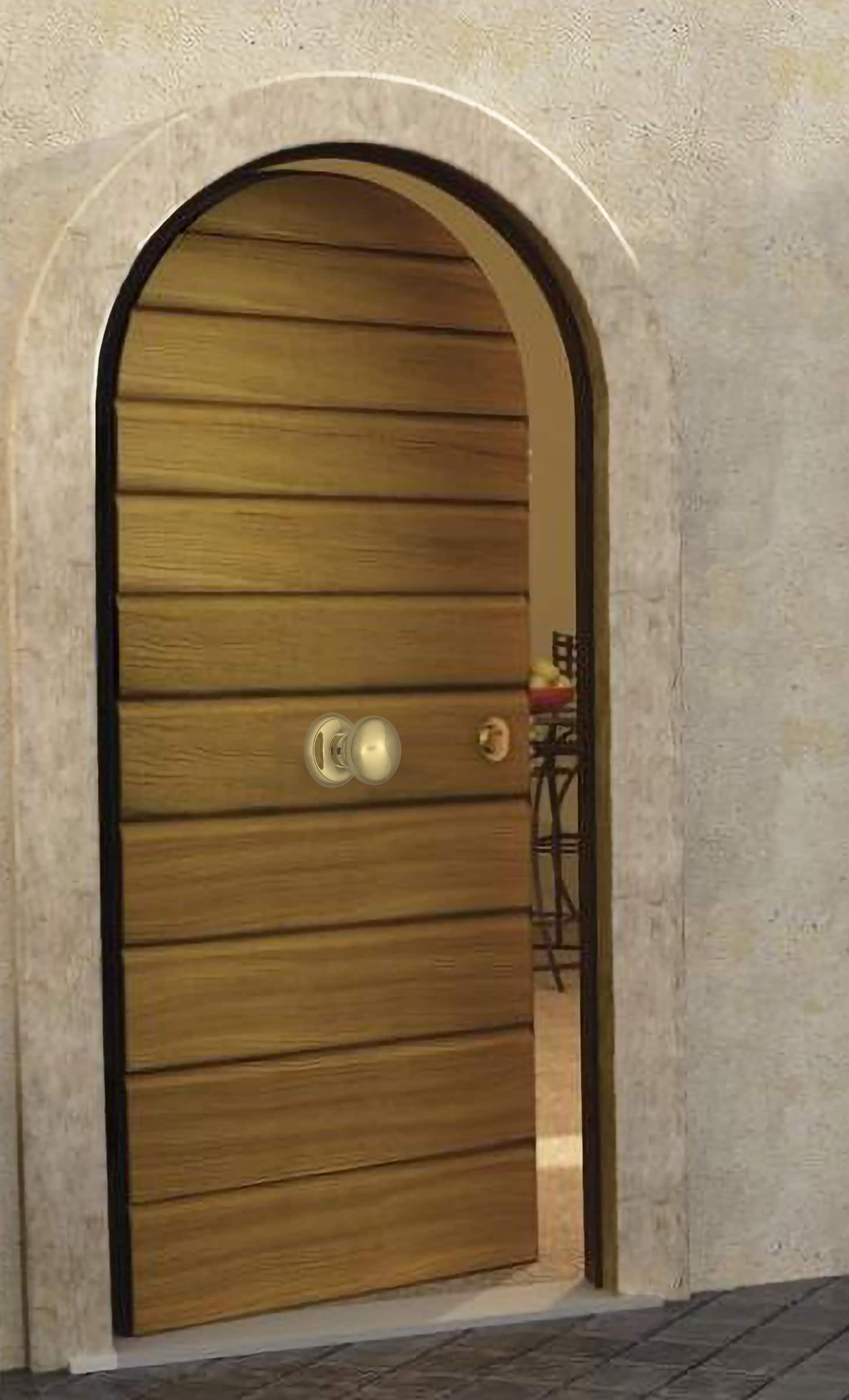Bouton fixe en Laiton de tirage de porte Ø70 mm Laiton poli- lot de 6 Bouton - Jaune / doré – Image 4