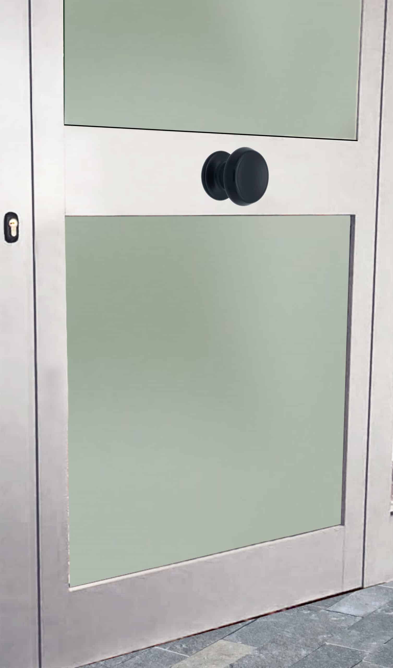 Bouton tirant de porte fixe Ø70 mm en aluminium Noir - breveté - lot de 6 Bouton – Image 4