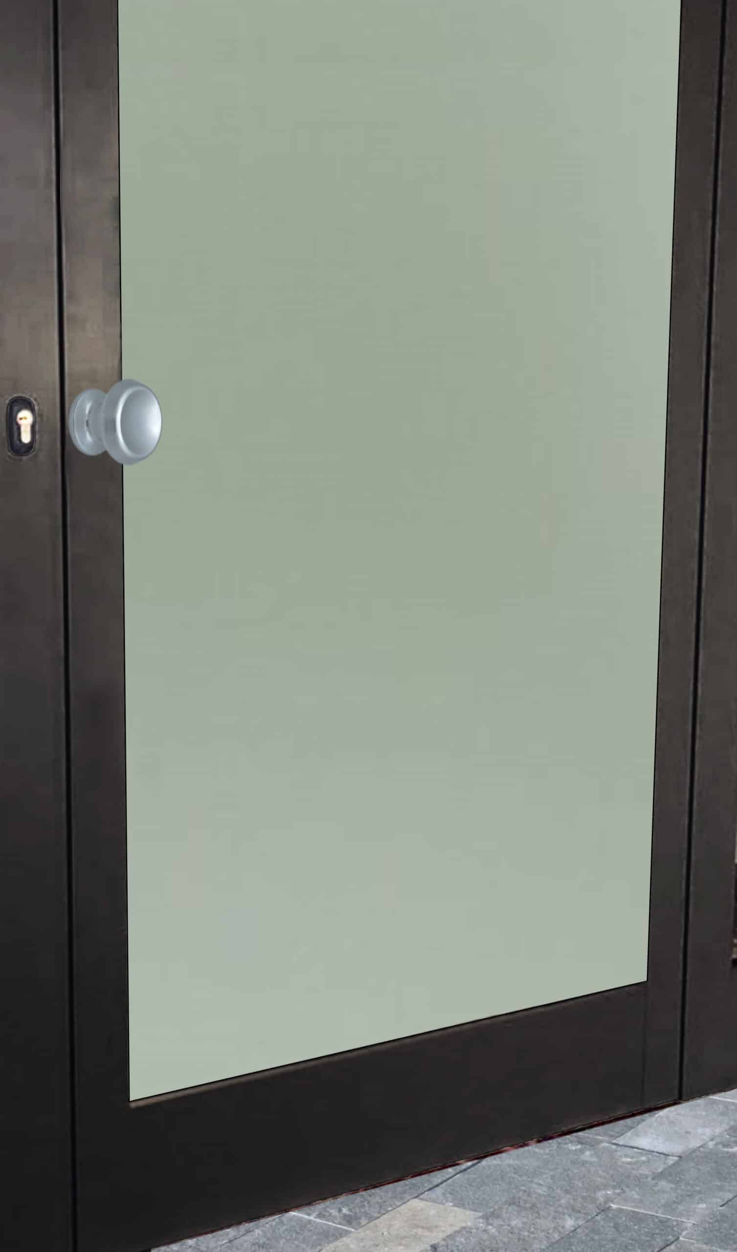 Bouton tirant de porte fixe Ø60 mm en aluminium Argent poli - breveté - Gris / argent – Image 4