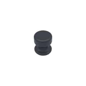 Bouton tirant de porte fixe Ø50 mm en aluminium  Marron foncé – breveté