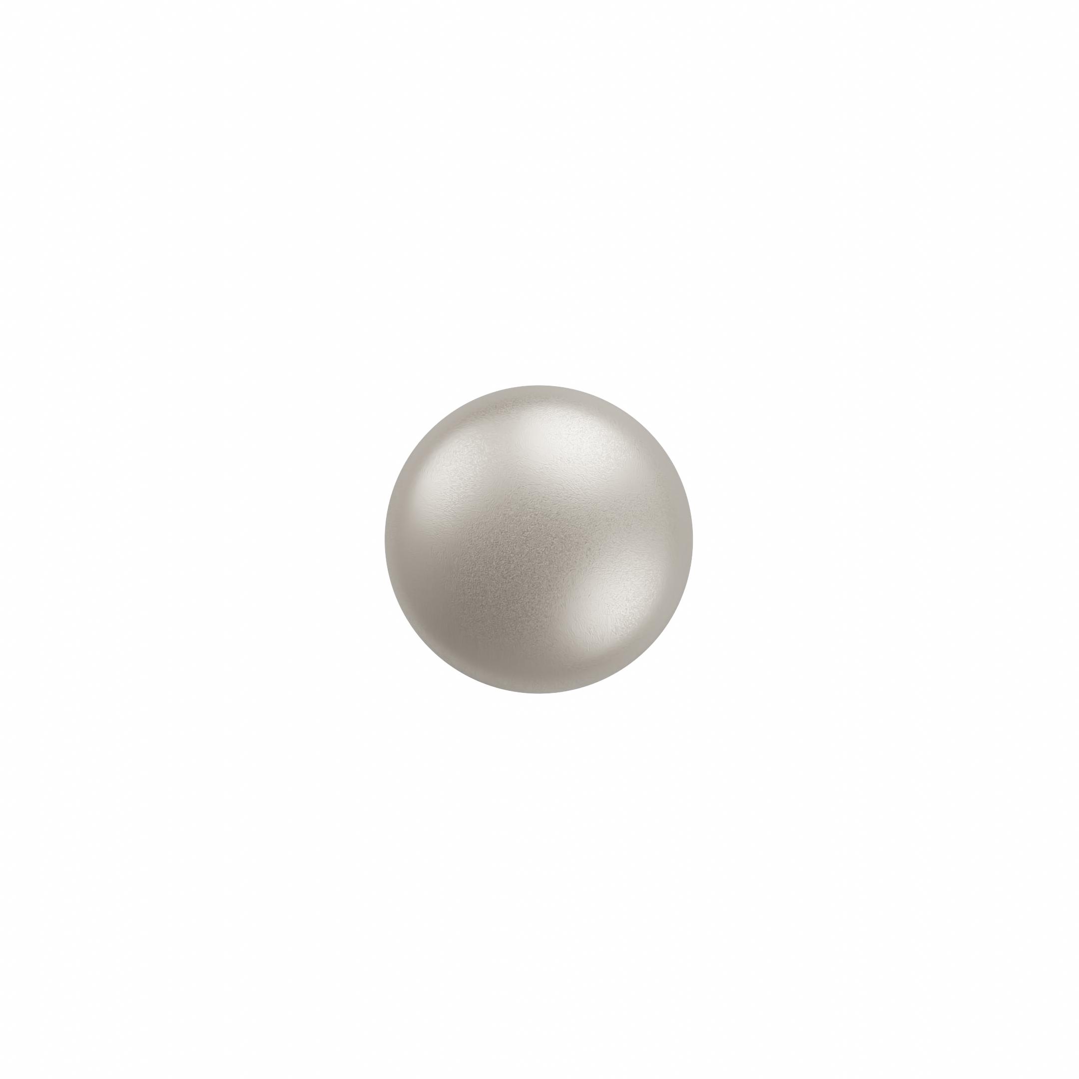 Bouton pour meuble Diamètre 30mm en zamac nickel galvanisé Lot de 25 - Gris / argent, Zamak – Image 2
