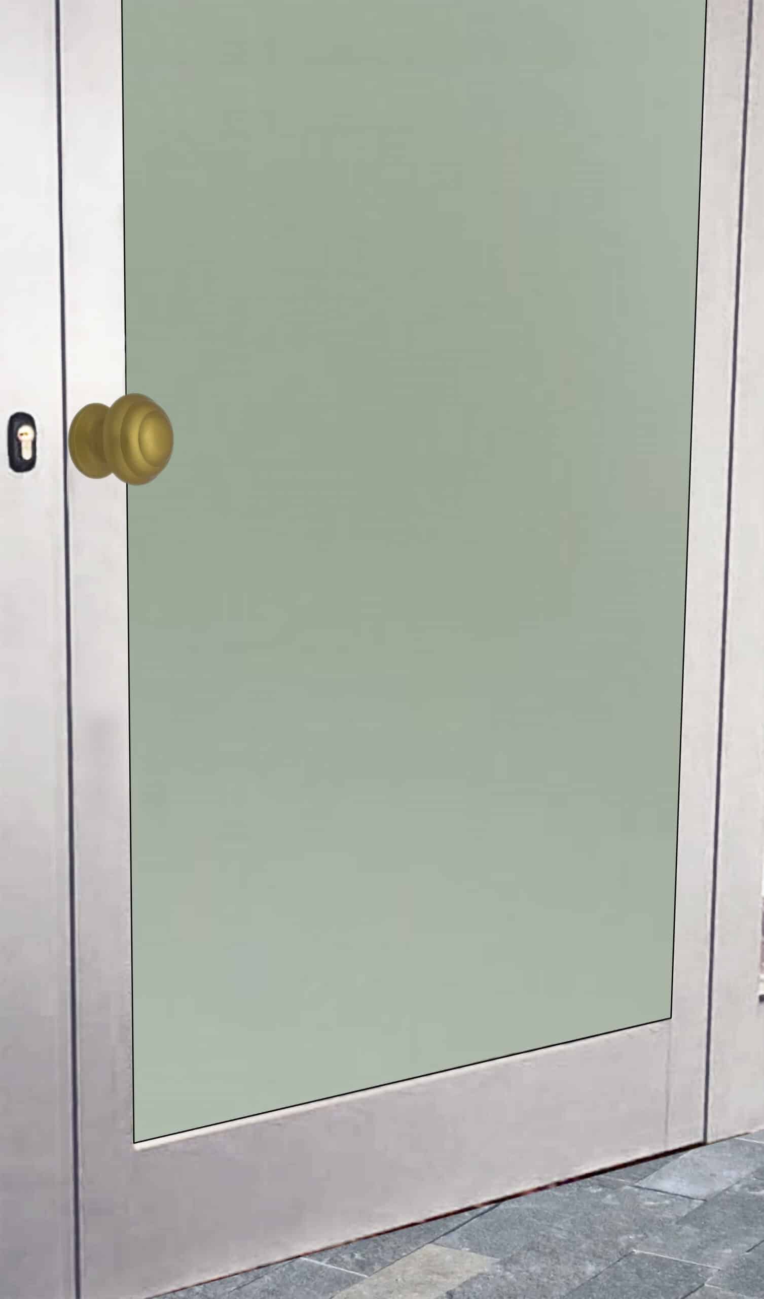 Bouton tirant de porte fixe Ø60 mm en aluminium Or satiné - breveté - lot de 6 Bouton - Jaune / doré – Image 4