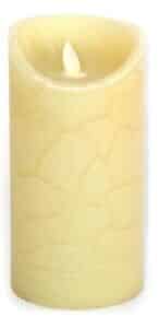 Bougie LED diamètre 7,5x 12,5 cm avec interupteur 3 positions dont temporisation 12 heures fonctionne avec 3 piles AAA non fournies lot de 2