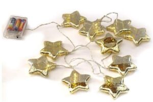 Guirlande 10 Coeur de 5×4 cm avec 1 LEDS par coeur longueur 160 cm fonctionne avec batterie de 3 piles AAA non fournies lot de 2