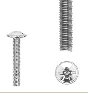 1 kit composés de  1 vis M4X25 mm  zinguée Lot de 25